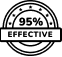 95% Effective in Clinical Trails